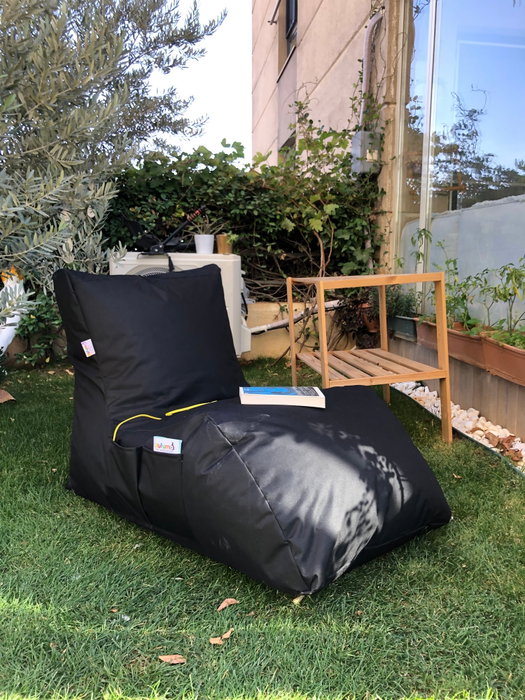 Atelier Del Sofa Puf Negro